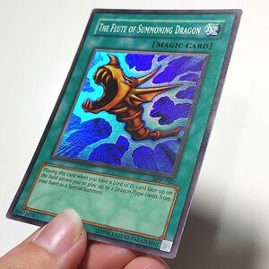 Yugioh! Rare holo the flute of summoning dragon card